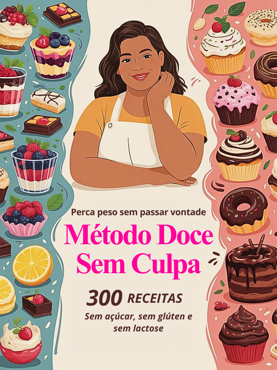 Capa do ebook Método Doce Sem Culpa